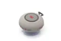 Tragbarer kabelloser Bluetooth-Lautsprecher mit Saugnapf, 3W Leistung und Akku. - Grau