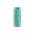 Tragbarer wasserdichter Bluetooth Lautsprecher zylindrischer kabelloser Outdoor Subwoofer - Grün