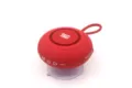Tragbarer kabelloser Bluetooth-Lautsprecher mit Saugnapf, 500mAh Akku, rote Mini-Soundbox - Rot