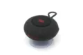 Tragbarer kabelloser Bluetooth-Lautsprecher mit Saugnapf, kompaktes Mini-Design für Musik. - Schwarz
