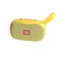 Tragbarer kabelloser Outdoor Mini Bluetooth Lautsprecher mit praktischer Handschlaufe gelb. - Gelb