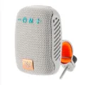 Tragbarer Outdoor Fahrrad Bluetooth Lautsprecher mit Halterung, kabellose Mini Soundbox. - Grau