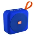 Tragbarer kabelloser Bluetooth-Lautsprecher mit tiefem Bass, Outdoor Mini Soundbox in Blau. - Blau