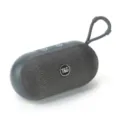Altoparlante Bluetooth portatile senza fili con tessuto a rete e cordino per uso all'aperto. - Grigio argento - standard ufficiale