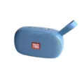 Tragbarer Mini Bluetooth Lautsprecher mit Tragegurt blauer Outdoor Bass Audioplayer. - Hellblau