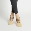 Calcetines de yoga antideslizantes para mujer con tirantes cruzados para pilates. - Talla única / Beige