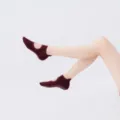 Dames anti-slip yoga sokken met grip voor pilates fitness sport sportkleding ademend - Eén maat / Ancorra Rood