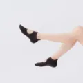 Chaussettes de yoga antidérapantes femme dos ouvert pilates fitness sport confort - Taille unique / Brun Chocolat Foncé