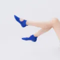Chaussettes de yoga antidérapantes bleues pour femmes, variante fitness pilates. - Taille unique / Bleu Klein