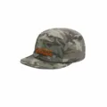 Casquette hip-hop camouflage streetwear américaine à 5 panneaux brodée style unisexe - Réglable / Vert Militaire