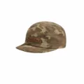 Casquette de baseball rétro américaine camouflage 5 panneaux, visière plate pour hommes et femmes. - Réglable / Kaki