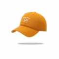 Casquette de baseball vintage style avec broderie lettres, visiere courbee protection solaire. - Réglable / Orange