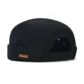 Μαύρο docker hat Miki hat ρετρό ρεβέρ streetwear βαμβακερό καπέλο unisex για όλους. - Ένα μέγεθος / Μαύρο