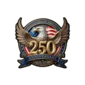 Amerikaanse 250e verjaardag adelaar auto sticker patriottische USA vlag raamsticker vinyl - 1 Stuk