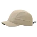 Khaki short brim baseball cap, quick-dry sun hat with adjustable strap for summer use. - Regular Size / Khaki