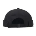 Variante di berretto docker nero ad asciugatura rapida, cappello da marinaio senza tesa. - Taglia unica / Nero