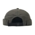 Cappello docker estivo leggero da uomo, berretto marinaio unito rétro senza visiera chic. - Taglia unica / Verde militare
