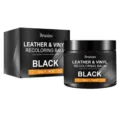 Balsamo colorante per pelle nera Brunizo 50g, crema di riparazione per scarpe, divani e borse. - 50.00g / Nero