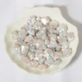13mm baroque plum blossom natural freshwater pearl loose beads for DIY jewelry making - No Hole