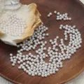 Natürliche Süßwasser Perlen ungebohrt 3-3.5mm Mini lose Perlen DIY Schmuck Basteln - Ungebohrte Reisform / 1 Stück