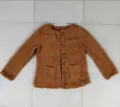 Women Winter Fuzzy Sherpa Cardigan Coat Open Front Long Sleeve Button Fleece Outerwear - 3XL / Tops / Red