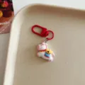 Cute cartoon horse keychain pendant, creative bag charm for school backpack, new year gift - Horse - Gold Ingot