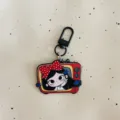Cute bow big eye girl acrylic keychain handbag cute sweet accessory gift! - Big-Eyed Girl - TV
