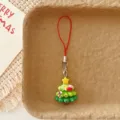 Schöner Weihnachtsbaum Handy Anhänger mit roter Kordel und Metallverschluss für Fest. - Weihnachtsbaum / Weihnachtsbaum Handy-Lanyard