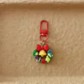 Süßer Cartoon Weihnachts-Kranz Schlüsselanhänger und Taschenanhänger, perfektes Weihnachtsgeschenk. - Weihnachtskranz