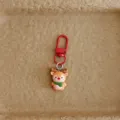 Cute cartoon reindeer keychain bag charm detail view for wonderful Christmas gift. - Deer