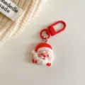 Niedlicher Weihnachtsmann Schlüsselanhänger und Taschenanhänger mit Metallclip für Geschenke. - Weihnachtsmann
