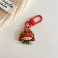Weihnachten Cartoon Mädchen Schlüsselanhänger süßer Rucksack Anhänger Metall Geschenk - Weihnachtsmädchen
