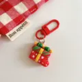Cute Christmas gift box keychain backpack hanging ornament cartoon holiday accessory for women - Gift Box Edition
