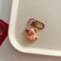 Cute cartoon animal keychain bag charm for girls and students. Stylish backpack pendant gift. - Cartoon Puppy Pendant / Dog