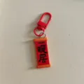 Porte-clés rouleau rouge style chinois pendentif bénédiction accessoire de sac cadeau nouvel an - Plaque de Couplet - Nuan Ju