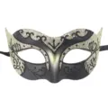 Venetian Masquerade Mask Glitter Black Gold Party Halloween Costume Eye Mask Adults - Gold