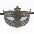 Masque de venise retro texture vintage accessoire de costume pour fete halloween. - Couronne à motif tissé or antique