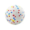 Balle jouet pour chien en mousse colorée avec surface texturée pour le jeu interactif. - Balle à bulles 8,0 cm