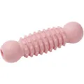 Giocattolo da masticare per cani in TPR rosa, bastoncino per la dentizione resistente. - 2 Palline Rosa