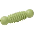 Giocattolo da masticare per cani in TPR verde, resistente bastoncino per dentizione. - 2 Palline Verde