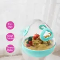 Pet dog tumbler slow feeder toy interactive leaky food rubber ball variant design. - Cute Paradise Tumbler / Random Color