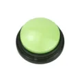 Green pet training sound button toy, interactive pet communication buzzer, durable plastic. - Recording Style / Green