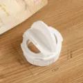 Clip di tenuta per sacchetti in plastica bianca con beccuccio per latte in polvere e snack. - Bianco