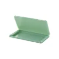 Portable Green Plastic Storage Box Open Lid Square Dustproof Storage Container - Nordic Green