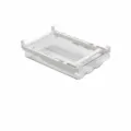 Refrigerator egg storage box drawer clear plastic hanging organizer fridge container - Egg Carton