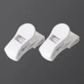 Koelkast partitie clips plastic sorteren klemmen organisator gereedschap 2st wit 4.5x2cm - Kleine laagjesclips (set van 2)