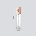 Kitchen oil spray bottle glass dispenser for cooking, 180ml portable cooking oil mister tool. - Beige Gold