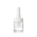 Glass oil bottle with white silicone brush, heat-resistant baking tool for kitchen. - Dipping Type / White