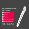 Cuchara multifuncional para latas utensilio de cocina blanco individual 18.5x3cm - Blanco
