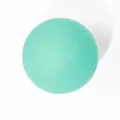 Mint green solid rubber pet bouncy ball, durable dog toy with textured grip for fun. - 4cm / Blue